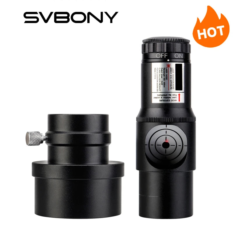 SVBONY Telescope Red Laser Collimator Adjustable for Newtonian Reflector Telescope and SCT SV121