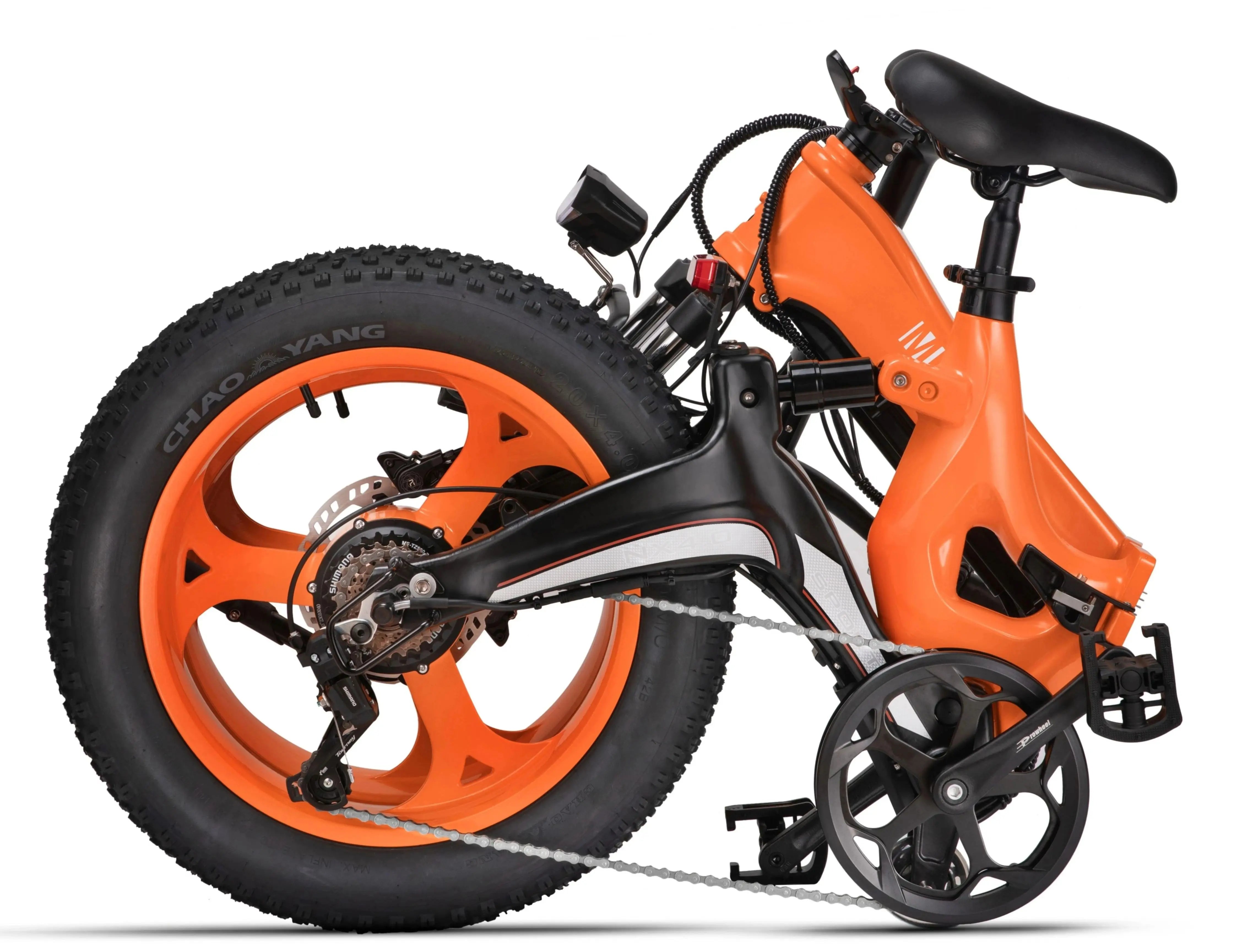 MIHOGO NX max Adult Electric Bicycle, 750W city ebike, 48V 12.8AH E-bike, 20-Fat Tire Foldable Electric Bike