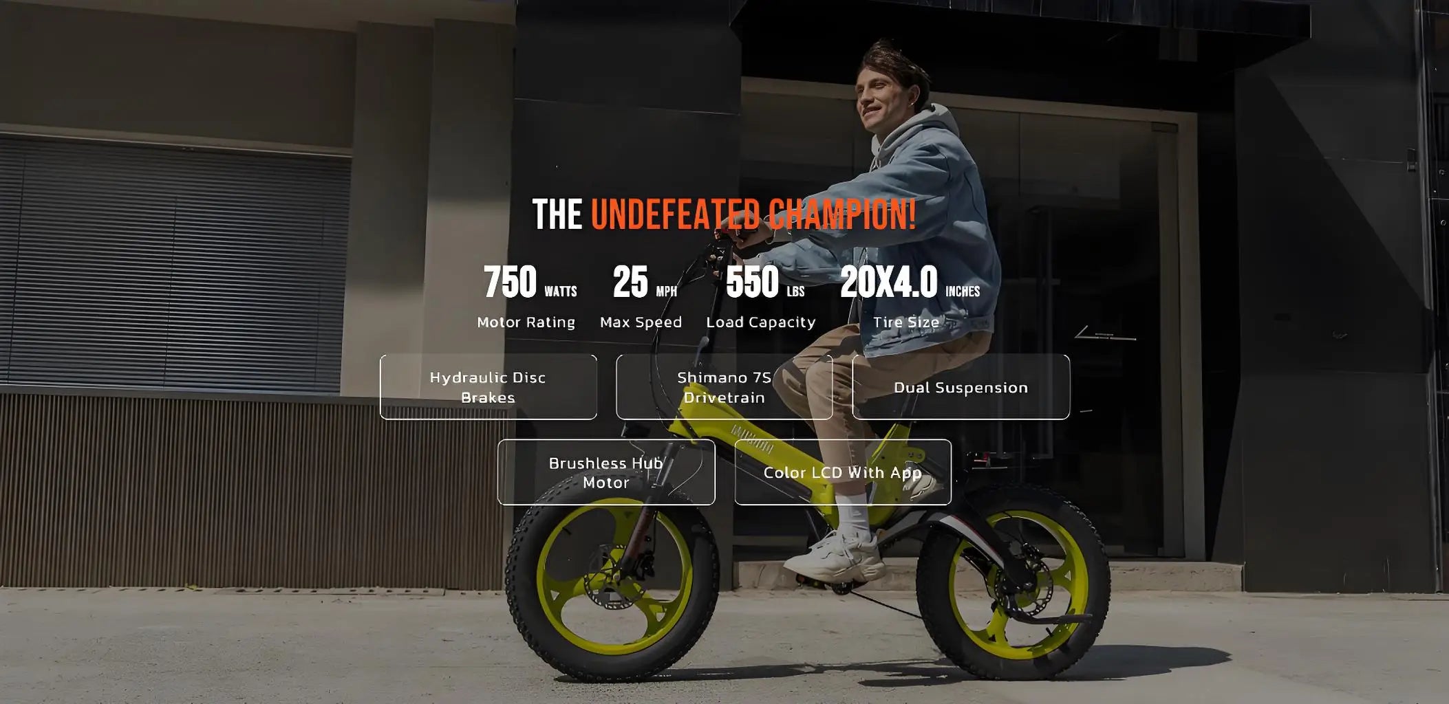 MIHOGO NX max Adult Electric Bicycle, 750W city ebike, 48V 12.8AH E-bike, 20-Fat Tire Foldable Electric Bike