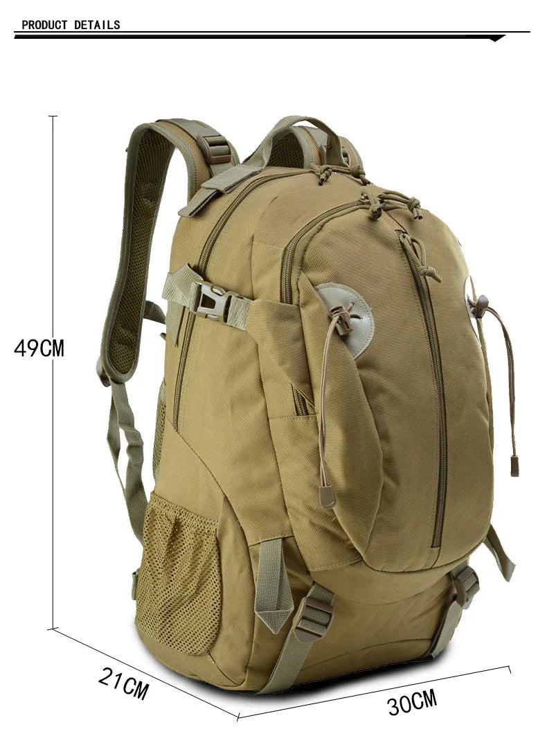 Outdoor Camouflage Backpacks Men's New Oxford Large Capacity Sports Cloth Waterproof Bag Tactical Backpack