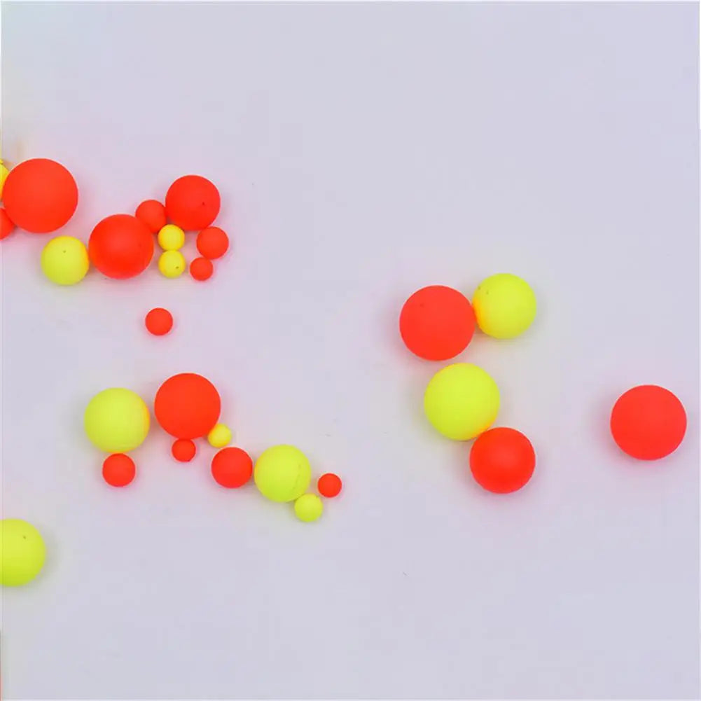100PCS Foam Fishing Float Hard Balls Buoyancy Ball Float Gear Fish Float Outdoor Floating Fishing Tackle Fishing Accessory
