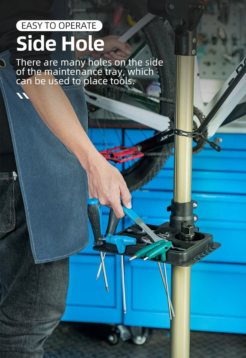 ROCKBROS Bicycle Repair Stand Aluminum Alloy Bike Work Stand Bike Rack Holder MTB Road Bicycle Maintenance Repair Tools Rack