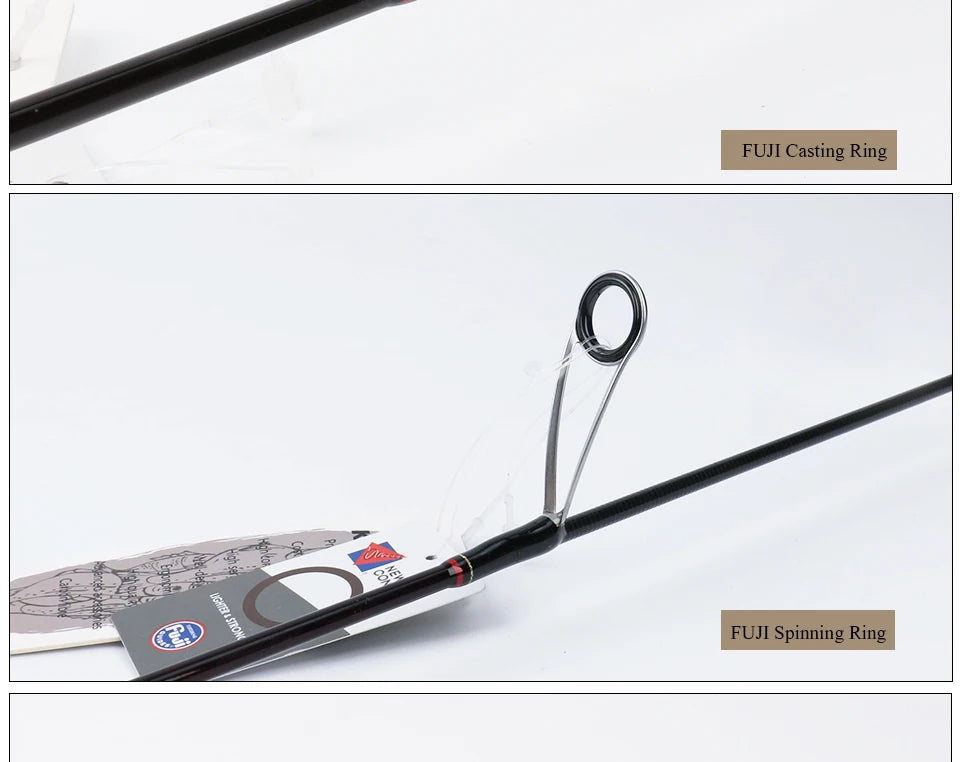 KUYING Teton UL Ultra-light Soft Fishing Rod 1.8m 1.9m 1.92m Lure Carbon Casting Spinning Cane Pole Medium Action FUJI Part