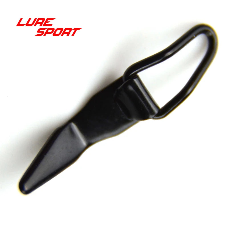 LURESPORT 12pcs 20pcs Stainless Steel Hook Keeper for Lure Collapsible Rod Building Component Repair Fishing rod DIY Accessory