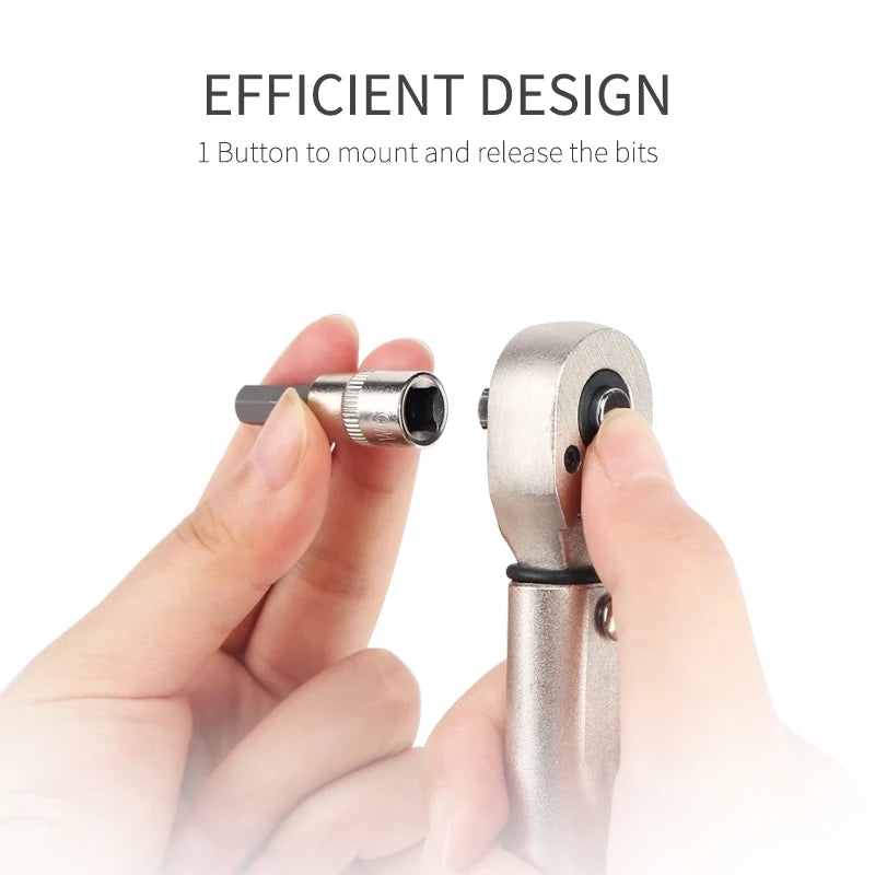 BIKEHAND Bicycle Repair Tools Kit Bike Torque Wrench Allen Key Tool Socket Set Road MTB Bike Tools 1/4'' Torque Fix Set 2-24 NM