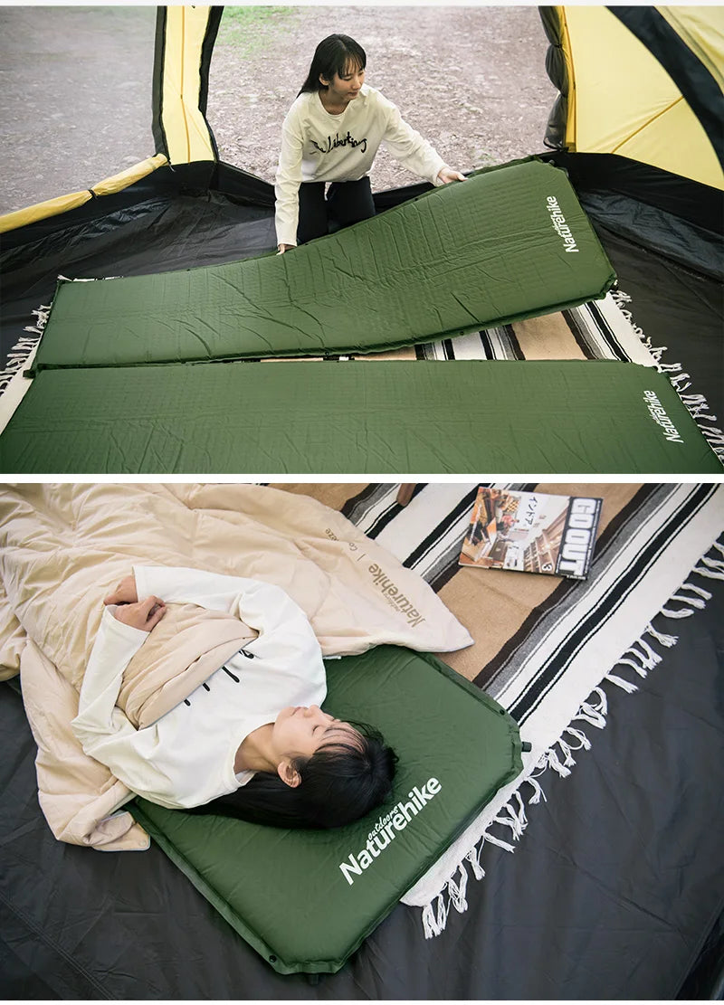 Naturehike Air Mattress Self-inflating Mattress Camping Mattress Travel Inflatable Mat Sleeping Pad Camping Mat Tent Mattress