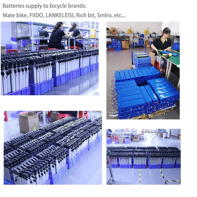 Folding E Bike Battery 48V 10.4Ah 12.8Ah 14Ah Amp DCH 006 for Samebike LO26 20LVXD30 XP2.0 Folding Electric Bicycle Batteries