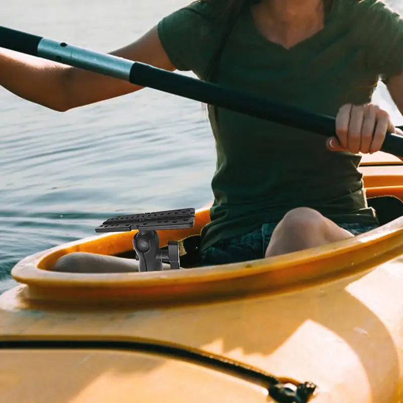 Fish Finder Mount Base GPS Navigation Fish Finder Bracket Marine Electronic Fish Finder Mount Fish Finder Accessories for Boat