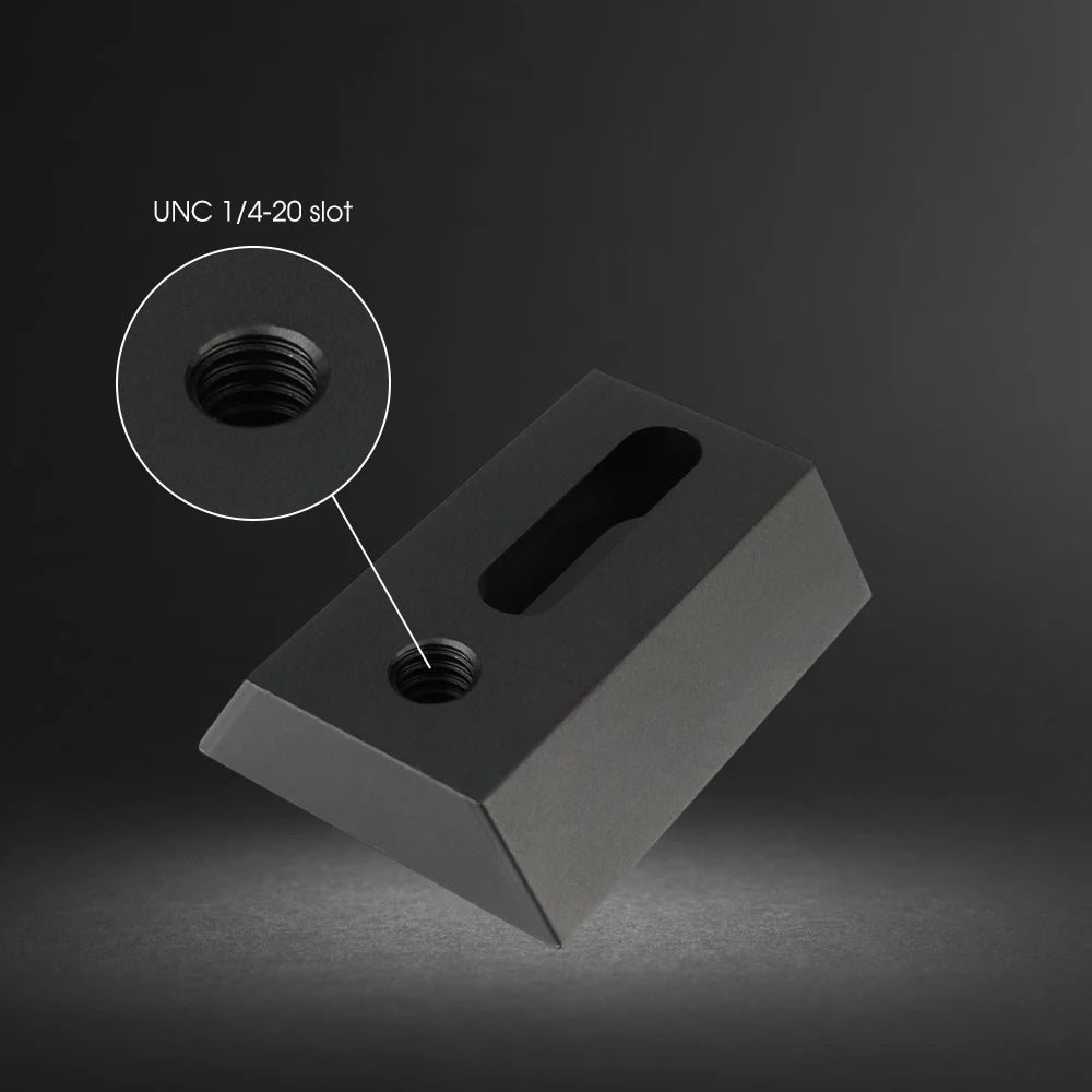 SVBONY Fully Metal Bracket Base Shoe + 42mm Dovetail UNC 1/4-20 Mounting for Optical Telescope Guiding Scope