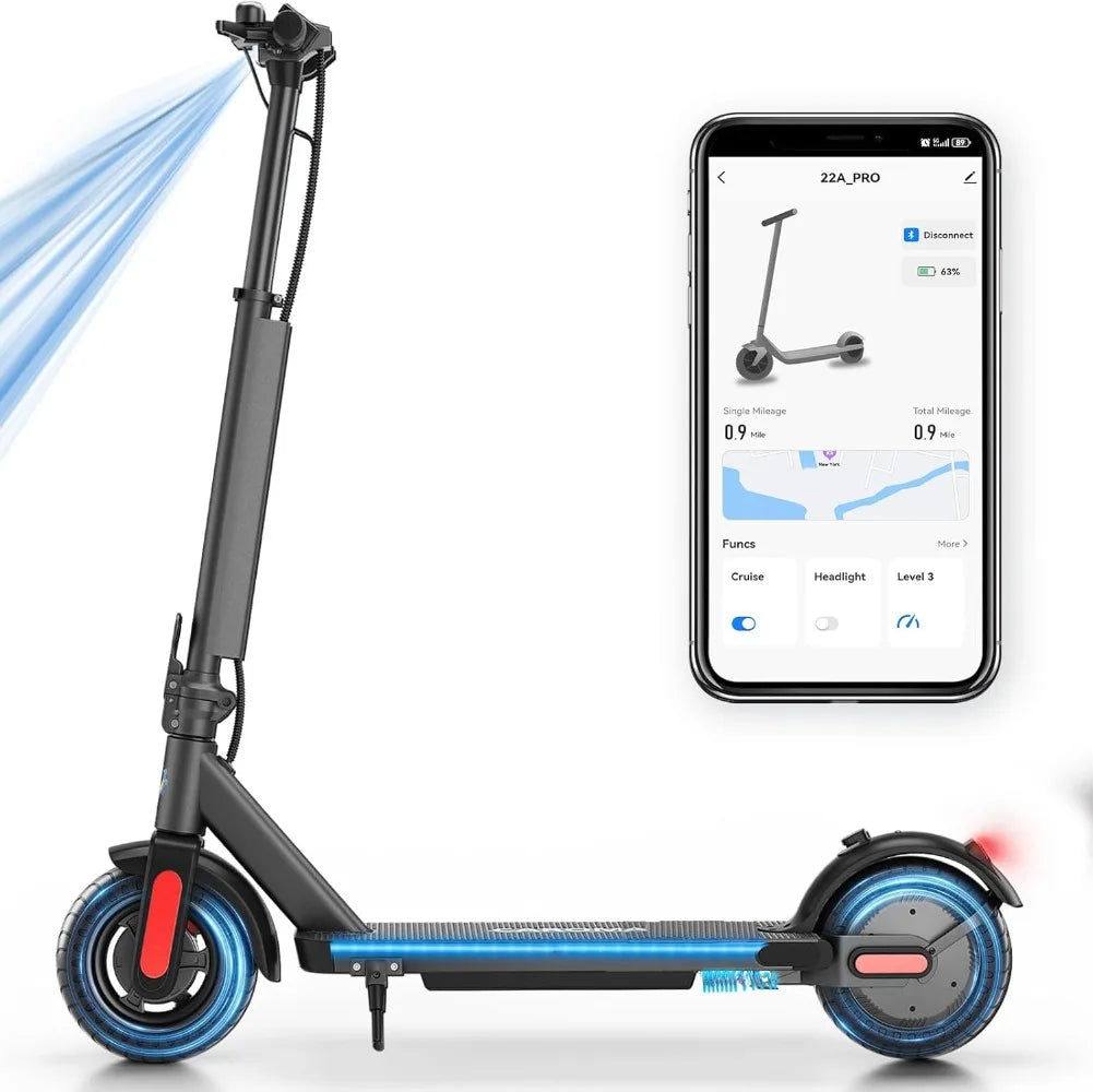 Electric Scooter, 750/500/350W Motor & 25/20 MPH Speed, Fast Adjustable Electric Scooter for Adults Max 25/20 Miles