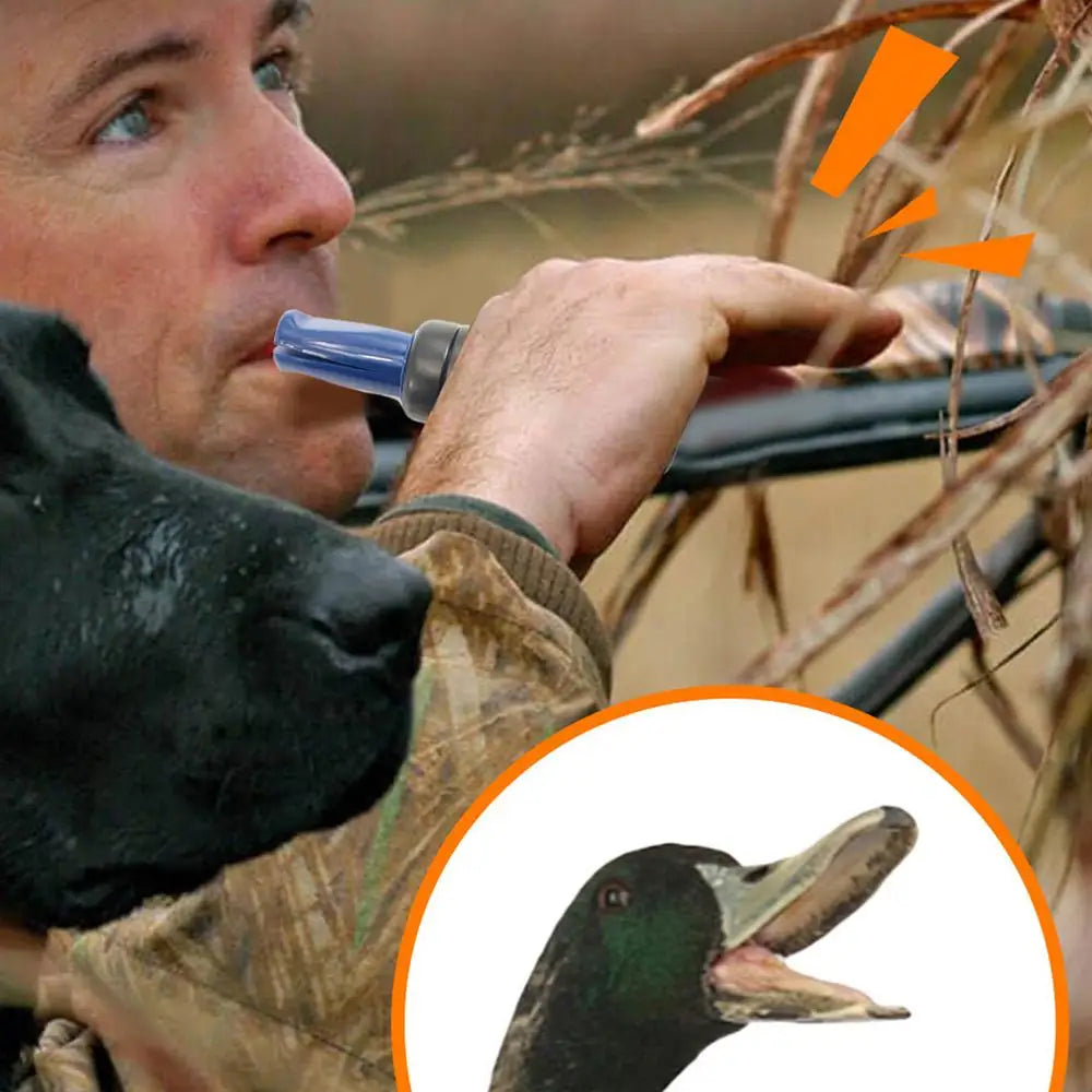 Outdoor Hunting Duck Call Whistle Mallard Pheasant Caller Decoy Outdoor Shooting Tool Outdoor Realistic Sound Duck Call