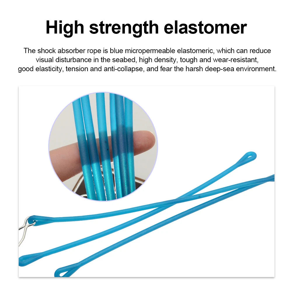 1-5pcs 28cm Fishing Trolling Pin Buffer Stainless Steel Shock Absorption Downriggers Weight Snubber Connector Sea Fishing Gear P