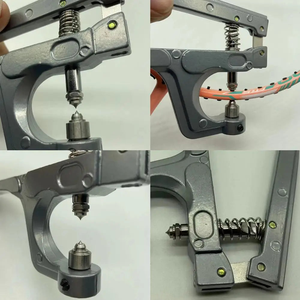 Handheld Badminton Machine Stringing Plier Portable Grommet Eyelet Plier Crimping Plier Badminton Racket Cold Press Plier repair