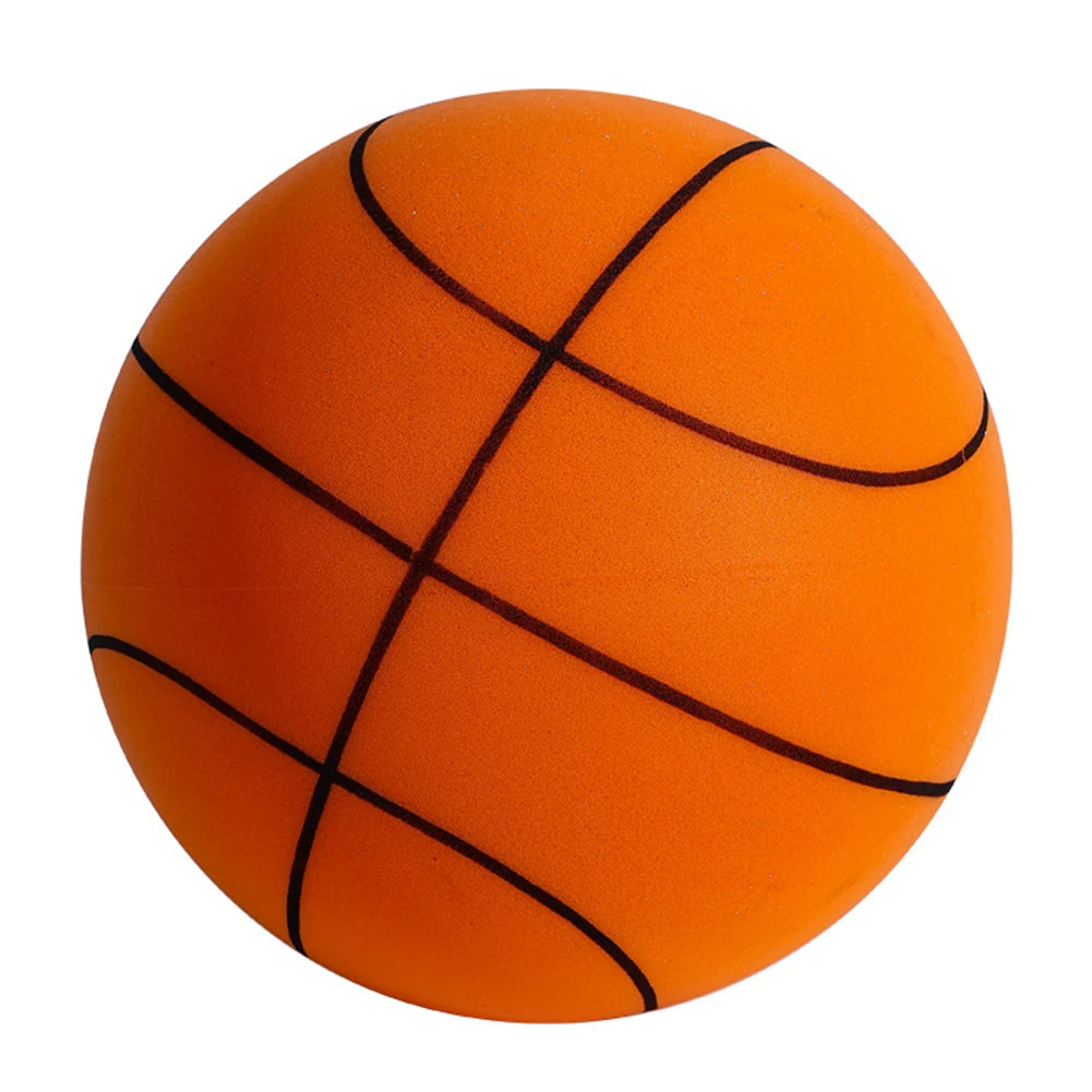 18/21/24CM Kids Bouncing Mute Basketball Squeezable Mute Bouncing Basketball Indoor Silent Ball Foam Basketball Bounce Football