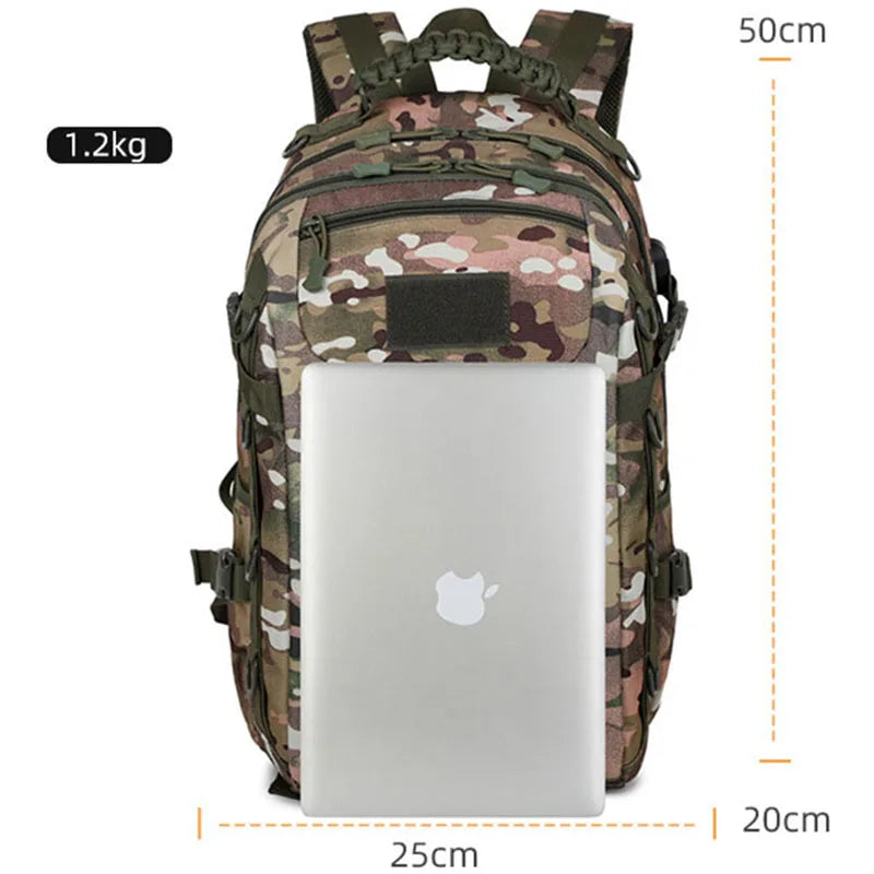 Oulylan Outdoor Traveling Waterproof Trekking Fishing Hunting Climbing Bag Male Camo Backpack Camping Men  Rucksack