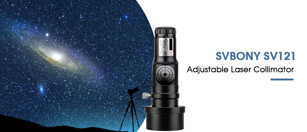 SVBONY Telescope Red Laser Collimator Adjustable for Newtonian Reflector Telescope and SCT SV121