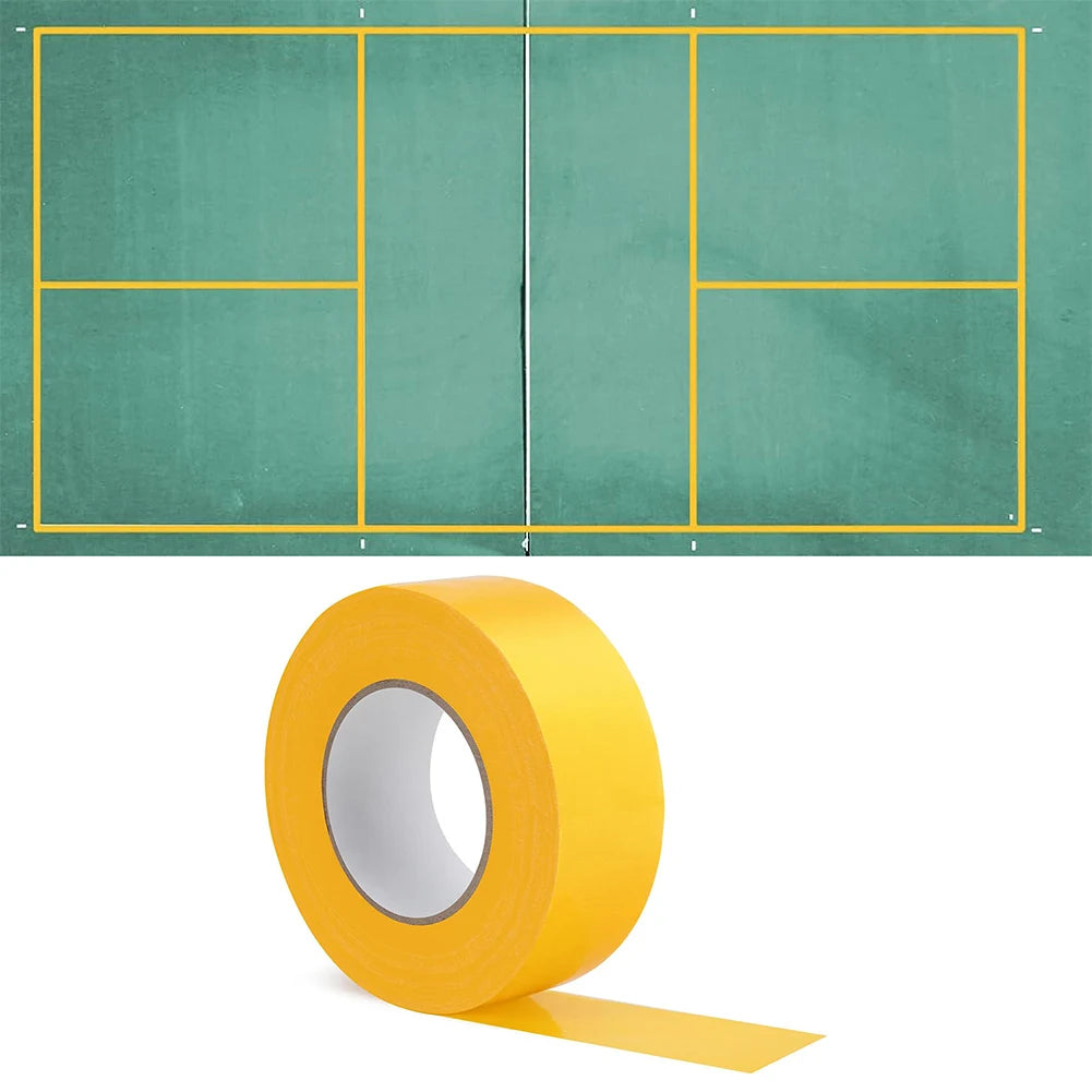 20M Outdoor Pickleball Court Tape Multipurpose Pickleball Court Marking Tape Sports Field Marking Tape for Outdoor Sports Court