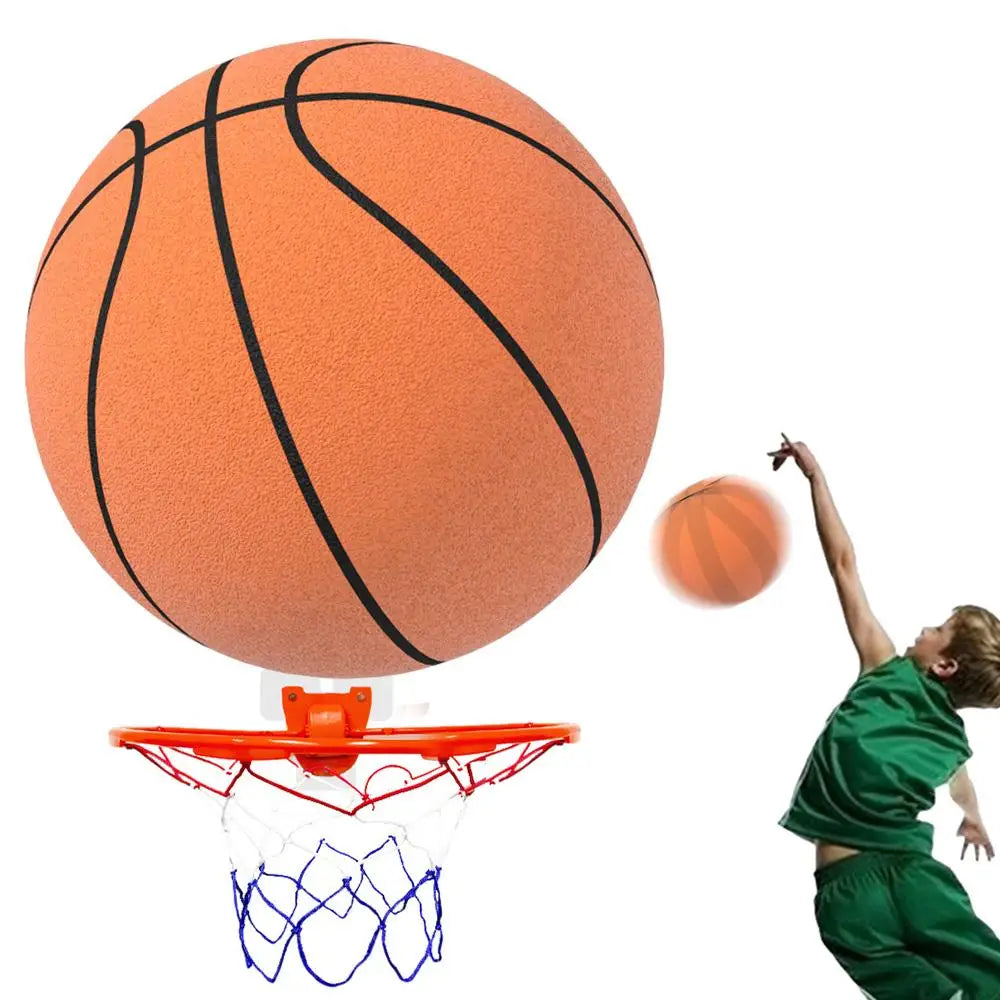Indoor Silent Basketball With Basketball Hoop Size 3/5/7 Adult Kids Bouncing Mute Ball Foam Bounce Basketballs Child Sports Toy