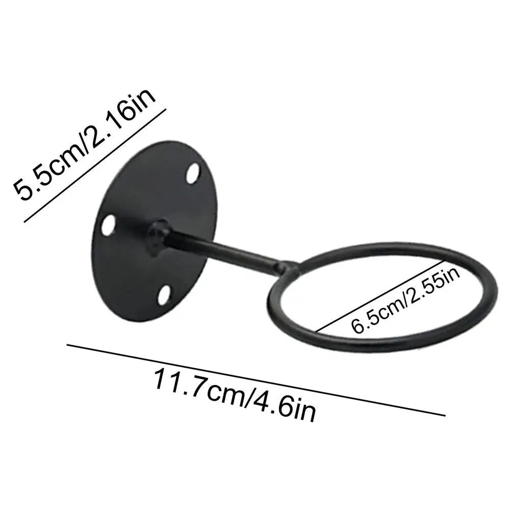 Baseball Bat Holder High-Strength Baseball Bat Holder Wall Mount Display Space-Saving And Multifunctional Metal Storage Rack For