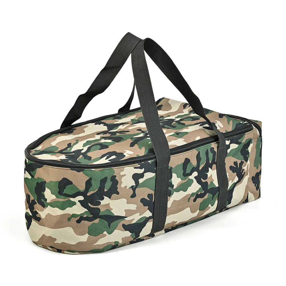 Fishing Boat Storage Bag Water Repellent Fishing Tackle Bag Double Zipper Bait Boat Storage Bag with Handle Fishing Equipment