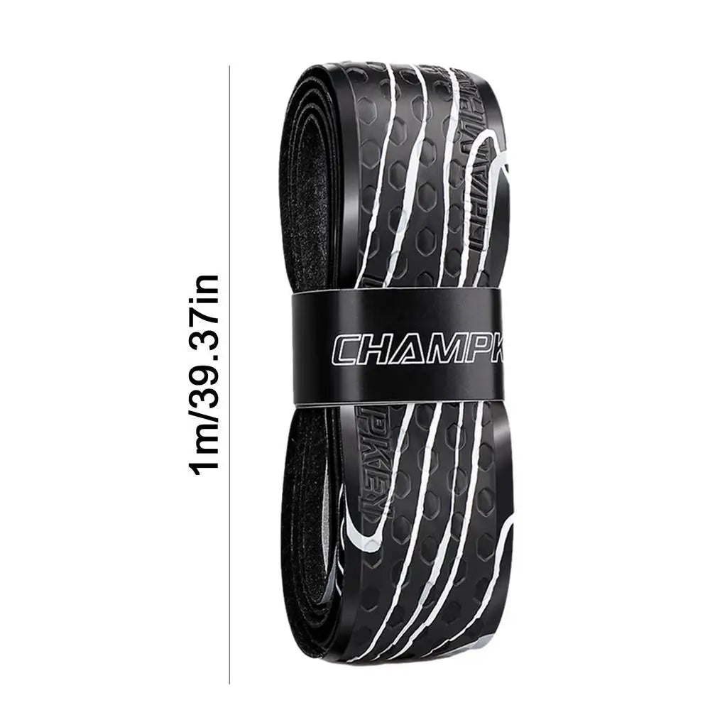 Tennis Racket Grip Tape 1m Racket Handle Sweat Absorbing Belt PU Anti-Skid Sweatband Tape  Anti Slip Overgrip for Tennis ﻿