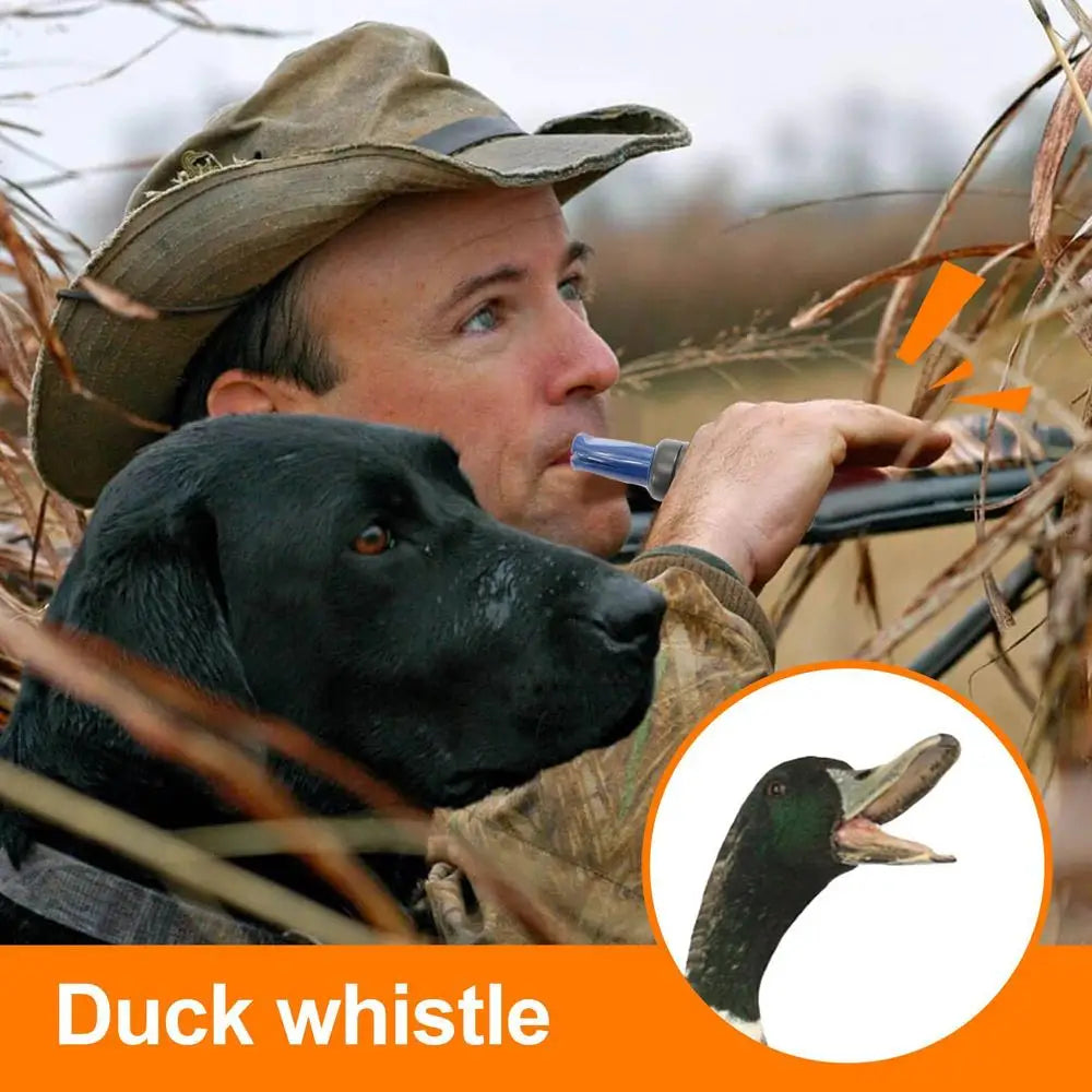 Outdoor Hunting Duck Call Whistle Mallard Pheasant Caller Decoy Outdoor Shooting Tool Outdoor Realistic Sound Duck Call