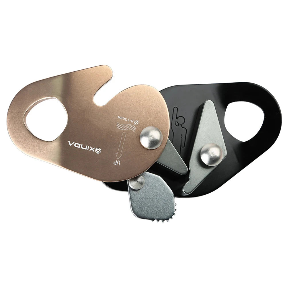 Mountain Rock Climbing Abseiling Device Aluminum Alloy 22KN Rappelling Anti Fall Protective Carabiner Climbing Accessories