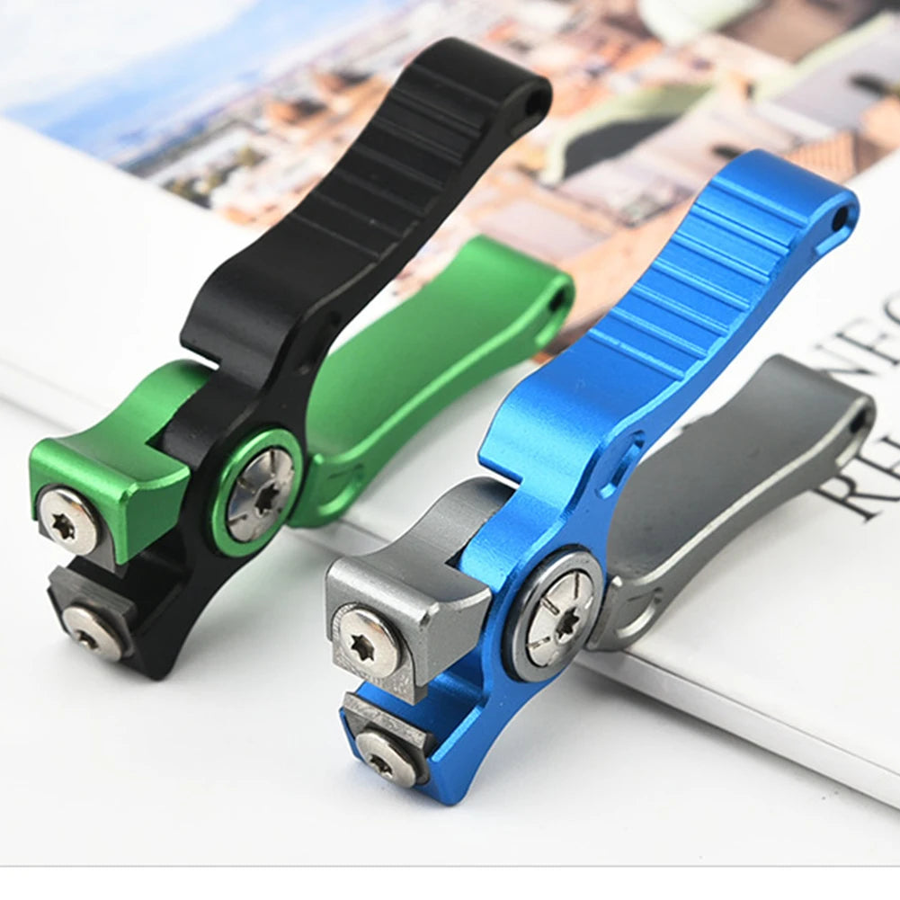 Mini Fishing Scissors Braid Scissors Aluminum Alloy Fishing Line Clipper Nippers Non Slip Handle Fly Fishing Equipment