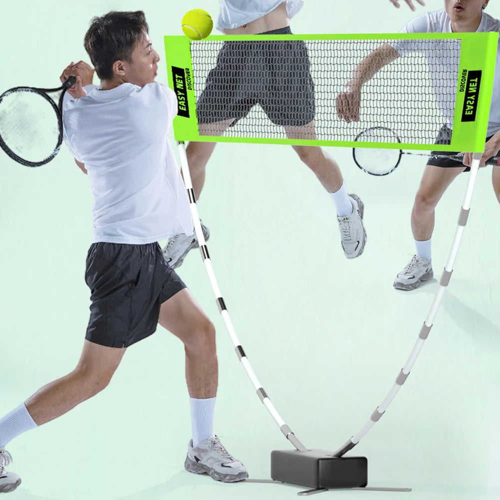 Professional Badminton Net Badminton Training Net Easy Setup Height Adjustable Volleyball Net with Carry Bag for Outdoor Indoor