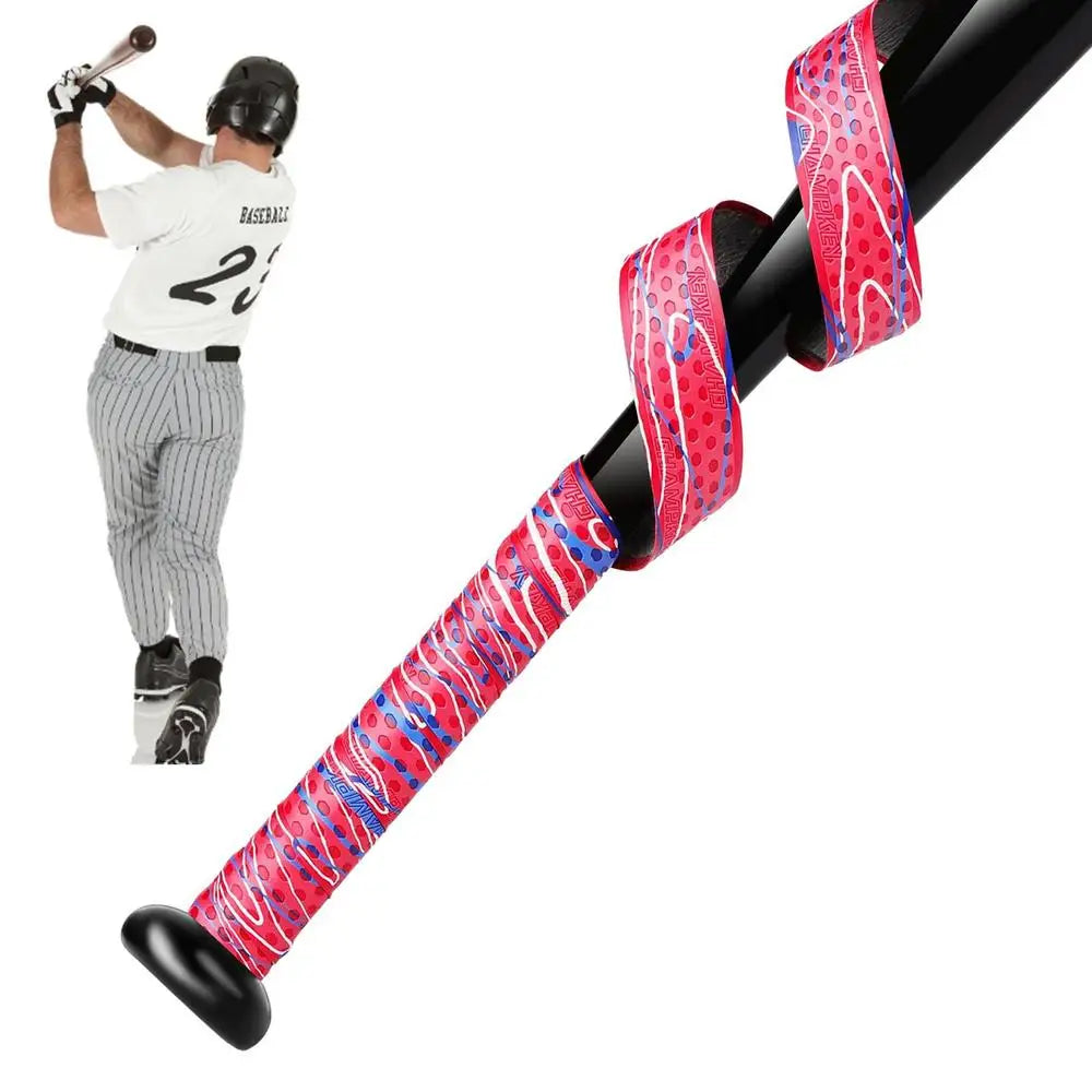 Bat Grip Tape For Baseball 1m Absorbs Sweat Tennis Grip Racket Handle Grip PU Anti-Skid Sweatband Tape For Dumbbells Fishing