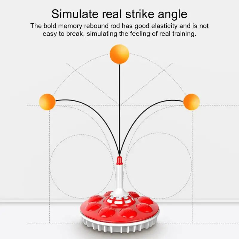 Table Tennis Training Device Ping-pong Balls Paddles Practice Trainer Tool Ping Pong Training Equipment With Elastic Soft Shaft