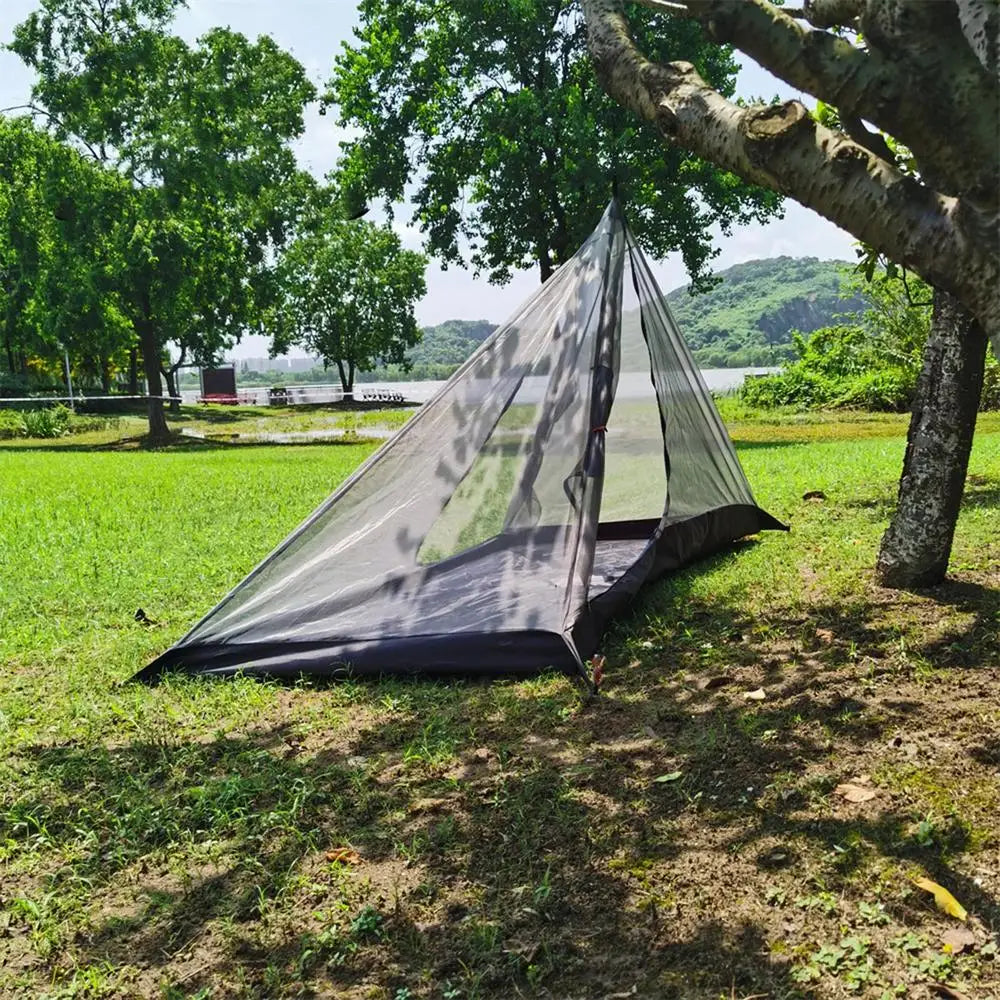 Outdoors Mesh Tent 2 People Outdoor Lightweight Mesh Net Portable Ultra-Light Finest Holes Camping Tent With Zipper For Patio