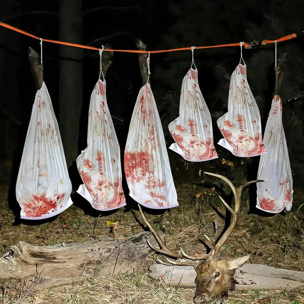 Elk Game Bags For Meat 6X Deer Game Bags With Reflective Strip Reusable Wild Game Meat Bags Hunting Accessories For Elk Caribou