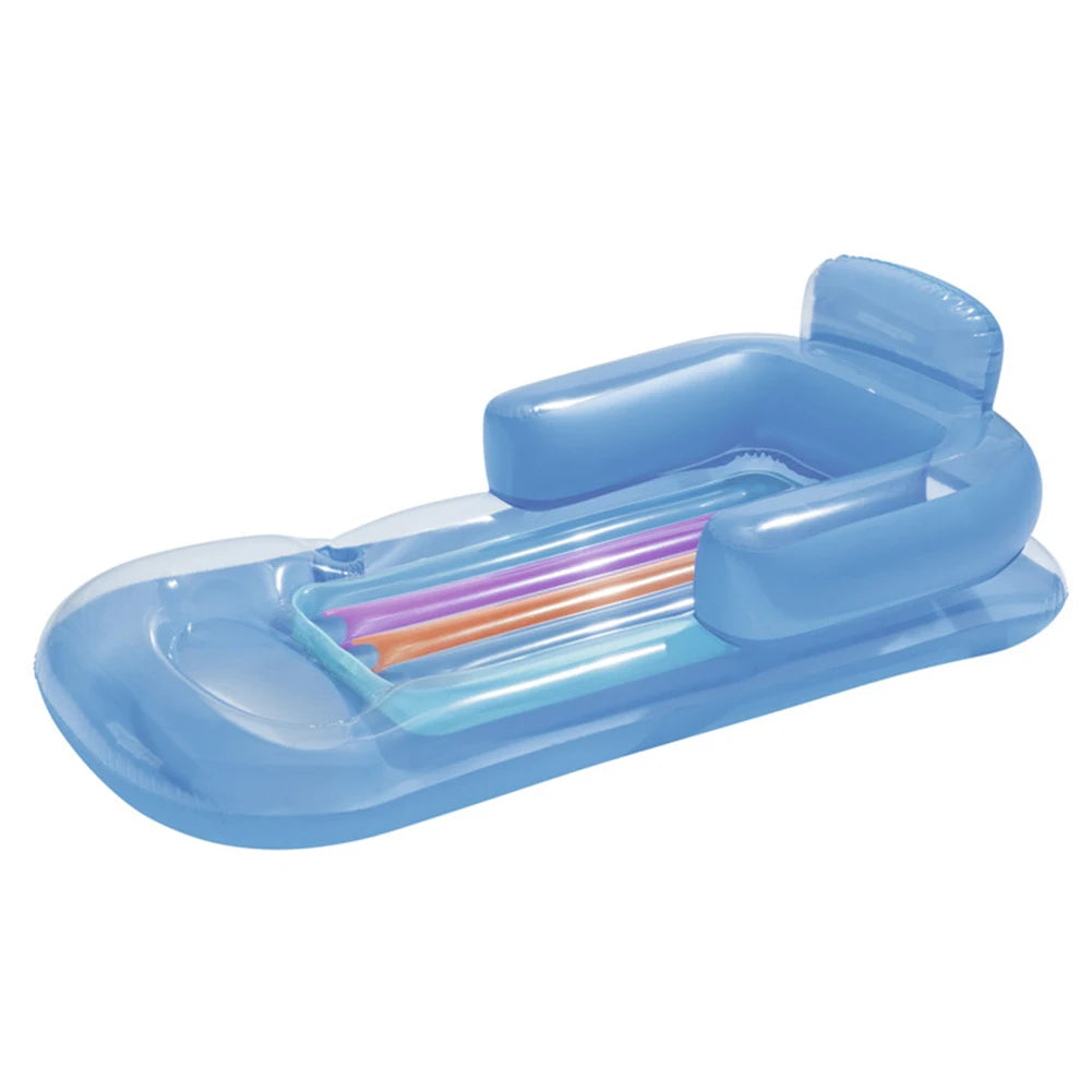 Inflatable Water Sports Floating Seat Multifunctional Summer Swim Float Seat Portable Foldable Durable Swimming Pool Accessory