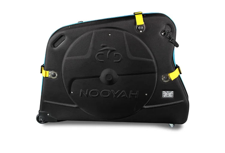 NOOYAH Bike Travel Case Bicycle Transport Bag EVA Case MTB Road Bike Accessories Hardshell Round Trip Suitcase Bike Travel Tools