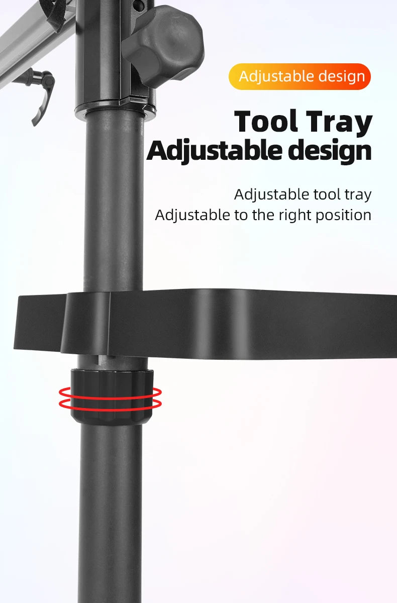 ROCKBROS Bicycle Repair Stand Aluminum Alloy Bike Work Stand Bike Rack Holder MTB Road Bicycle Maintenance Repair Tools Rack