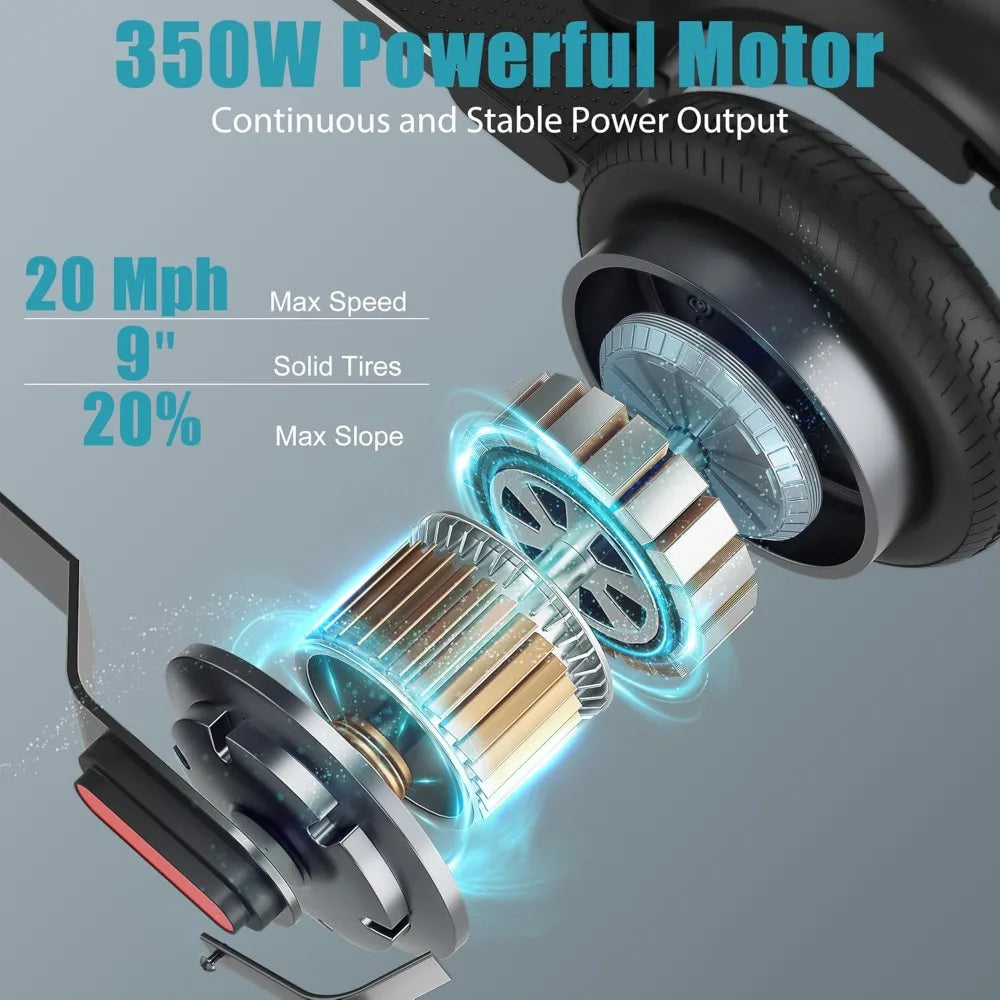 Electric Scooter, 750/500/350W Motor & 25/20 MPH Speed, Fast Adjustable Electric Scooter for Adults Max 25/20 Miles