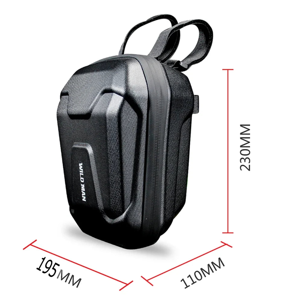 Electric Scooter Front Bag EVA Waterproof Electric Vehicle Bag Scooter Hard Shell Front Hanging Storage Pouch Scooter Accessory