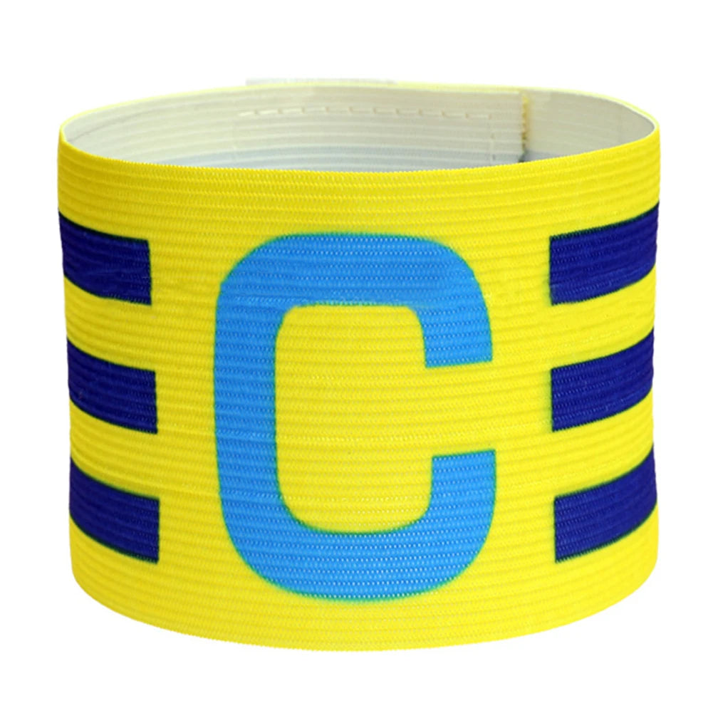 Football Captain Armband with Touch Fastener Leader Competition Armband Soccer Player Captain Group Armband for Football Captain