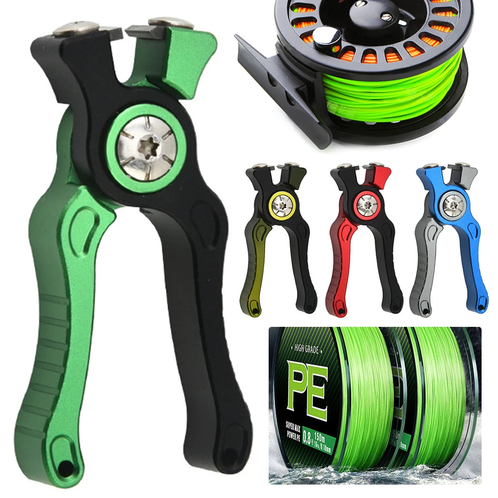 Mini Fishing Scissors Braid Scissors Aluminum Alloy Fishing Line Clipper Nippers Non Slip Handle Fly Fishing Equipment