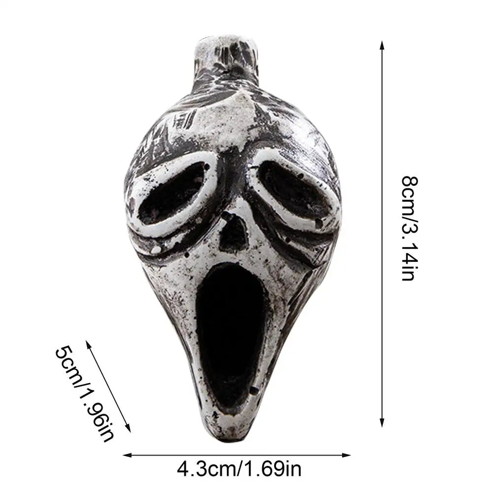Mini Strange Sound Decompressions OcarinaAztec Death Whistle Fun Relieve Stress Unique Human Loud Screams Prank Tricky Artifact