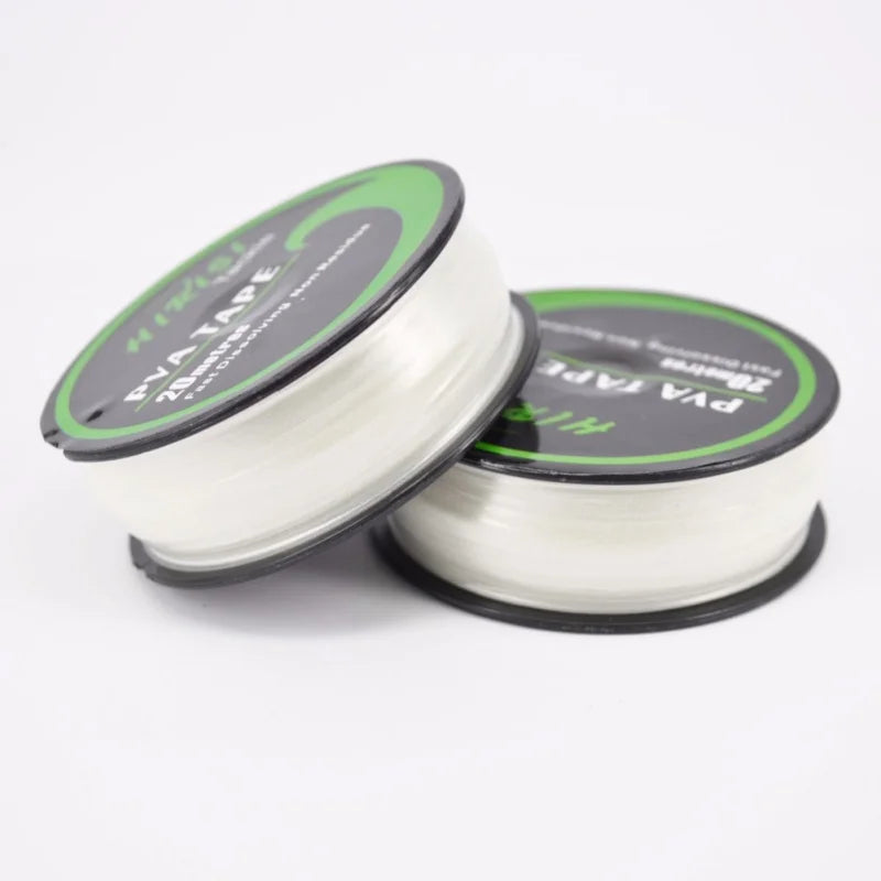 1PC Fishing PVA Tape Quick Water Dissolve Film String Line Roll Feeder Fast Water-Soluble Carp Fishing Tools Carp Fishing Feeder