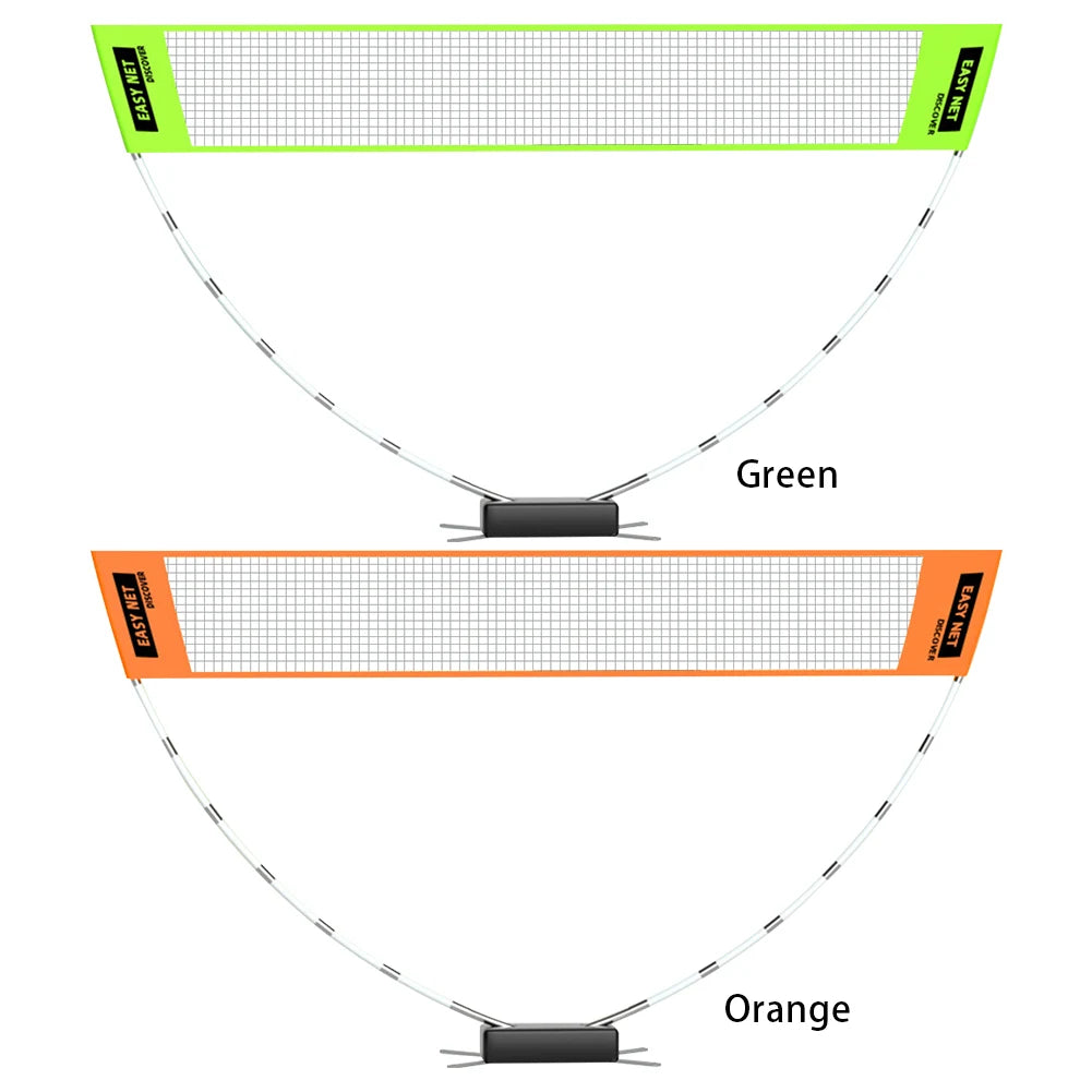 Professional Badminton Net Badminton Training Net Easy Setup Height Adjustable Volleyball Net with Carry Bag for Outdoor Indoor