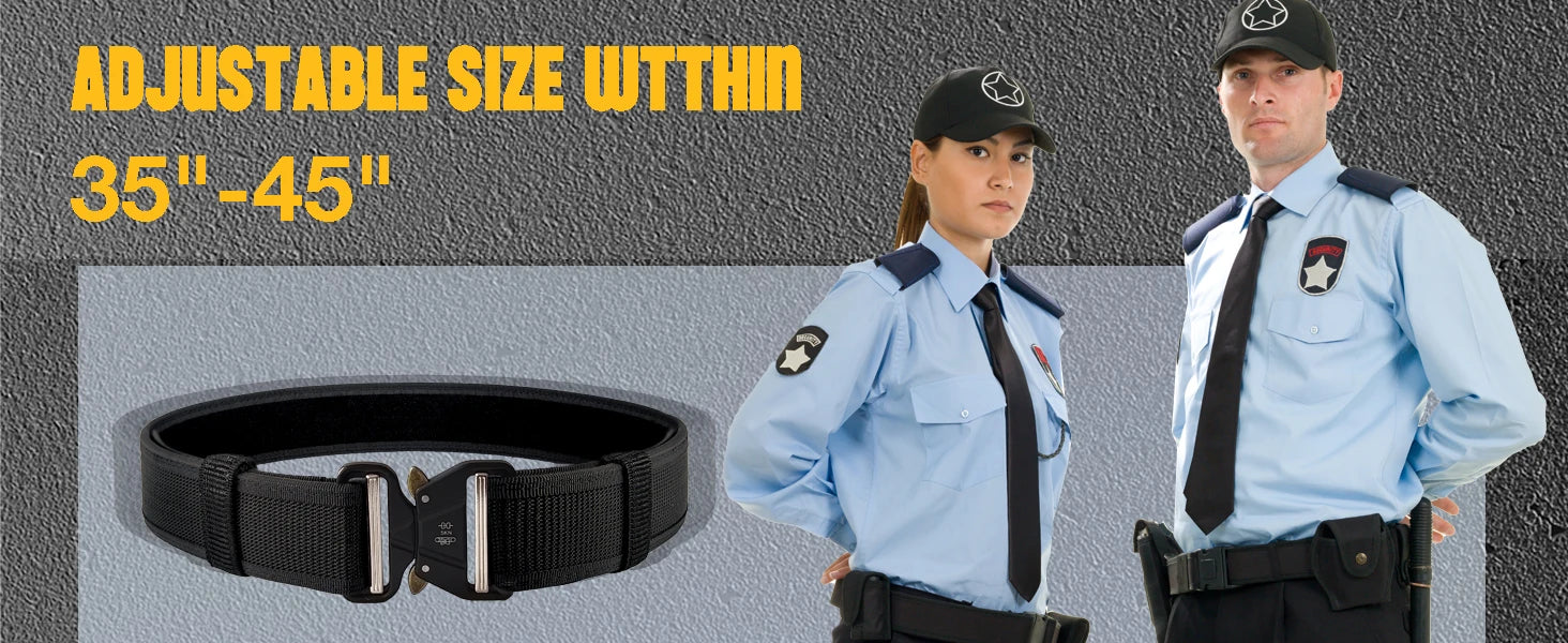 8-in-1 Tactical Duty Belt Set, 1000D Nylon, 35-45" Adjustable, Quick-Release, for Law Enforcement & Military - Gift Idea