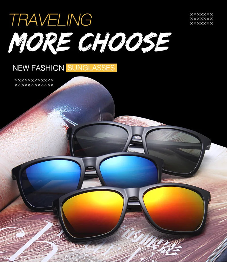 Men's Polarized Sunglasses Luxury Driving Sun Glasses For Men Classic Male Eyewear Sun Goggles Travel Fishing Sunglasses UV400