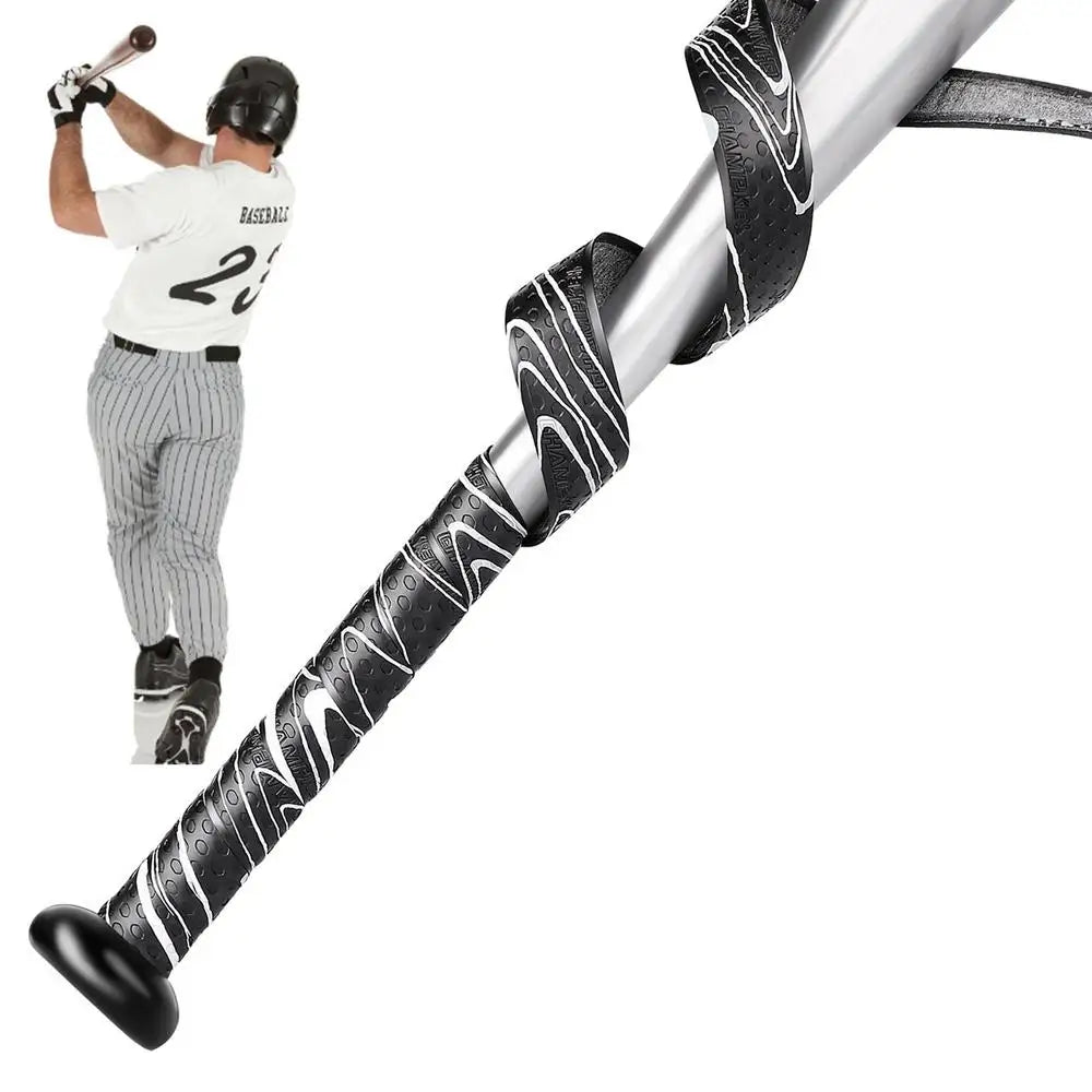 Bat Grip Tape For Baseball 1m Absorbs Sweat Tennis Grip Racket Handle Grip PU Anti-Skid Sweatband Tape For Dumbbells Fishing