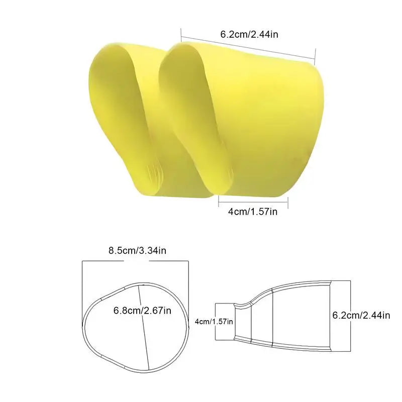 Silicone Shoelaces Covers 2Pcs Soccer Lace Bands Youth Soccer Cleat Lace Cover Sports Accessory for Football Baseball