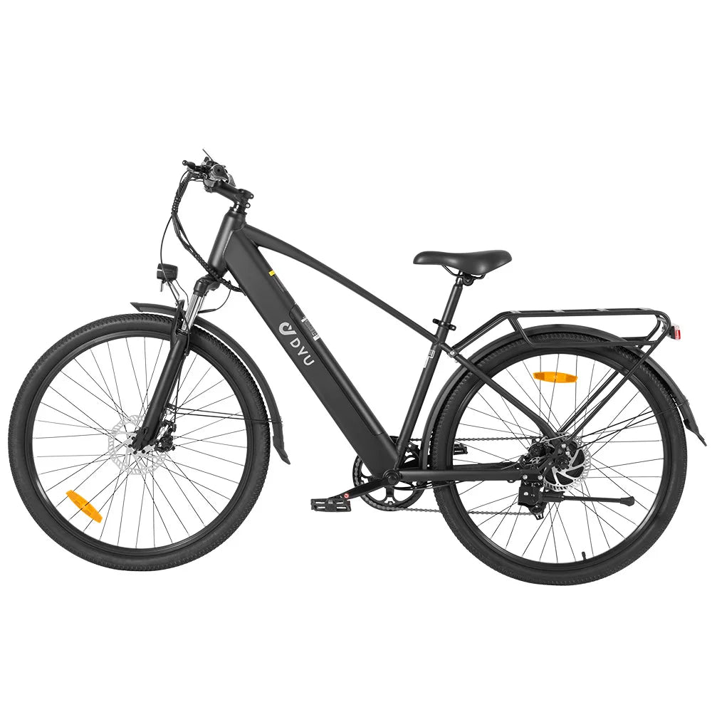 DYU C5 Adult City Electric Bike, Brushless Motor, Built-in Lithium Battery, 350 Inch, 48V, 10Ah, 27.5W