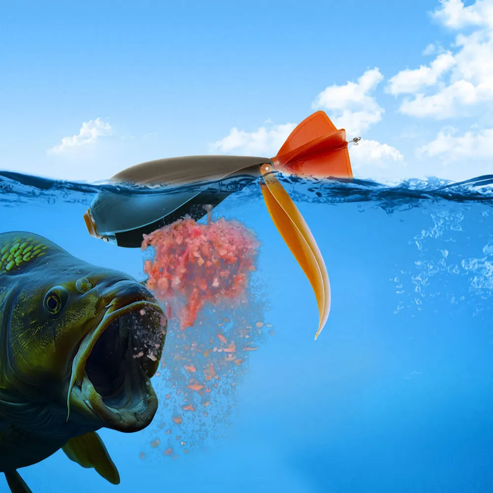 1-5pcs Carp Fishing Rocket Feeder Spod Float Lure Bait Holder Container Spomb Pellet Feeders Position Fishing Accessorie