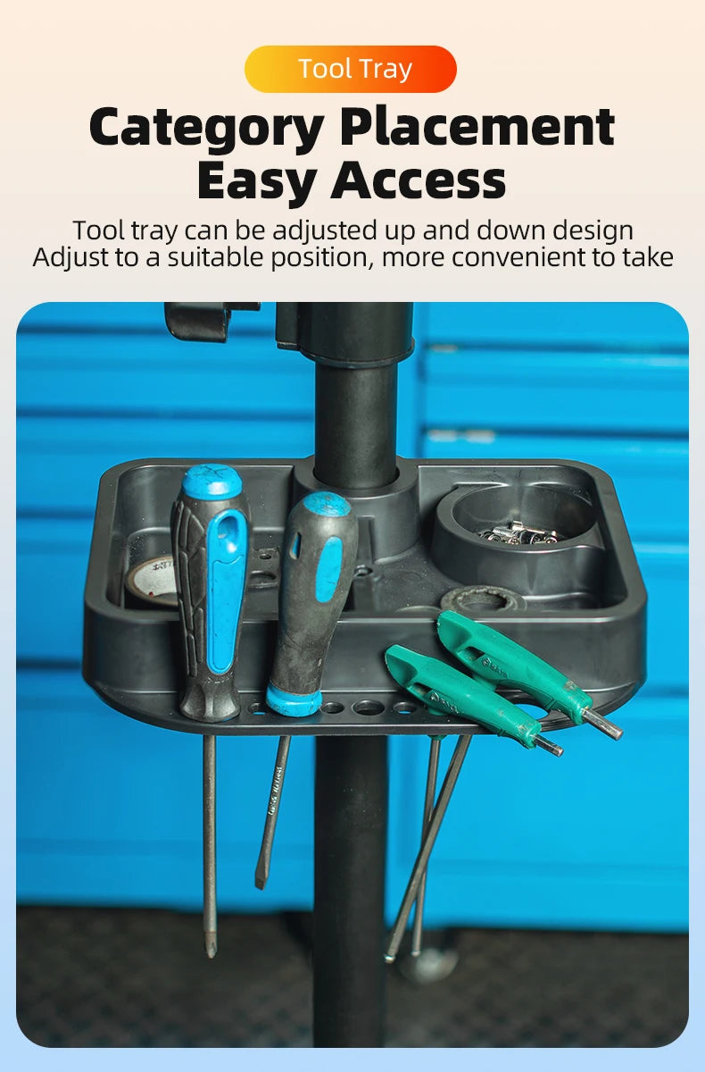 ROCKBROS Bicycle Repair Stand Aluminum Alloy Bike Work Stand Bike Rack Holder MTB Road Bicycle Maintenance Repair Tools Rack